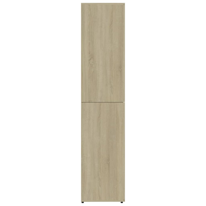 Scarpiera Rovere Sonoma 80x39x178 cm in Legno Multistrato 802861