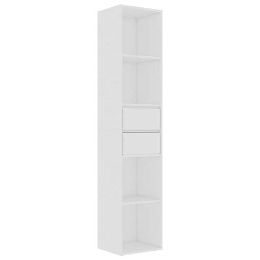 Libreria Bianca 36x30x171 cm in Legno Multistrato 802867
