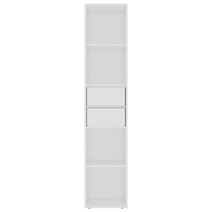 Libreria Bianca 36x30x171 cm in Legno Multistrato