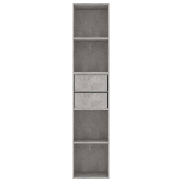 Libreria Grigio Cemento 36x30x171 cm in Legno Multistrato 802871