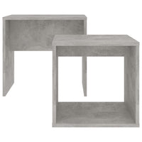 Set tavolino da caffè 48 x 30 x 45 cm multistrato grigio 02_0042105