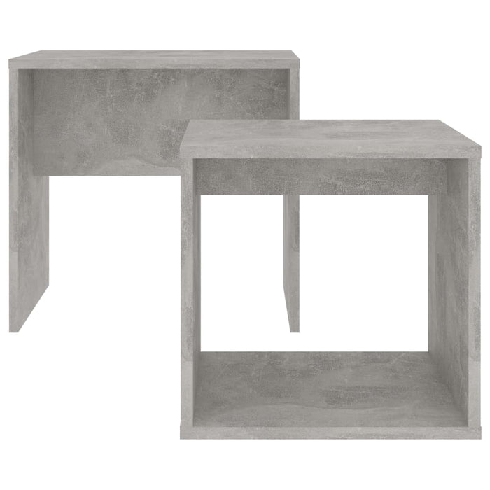 Set tavolino da caffè 48 x 30 x 45 cm multistrato grigio 02_0042105