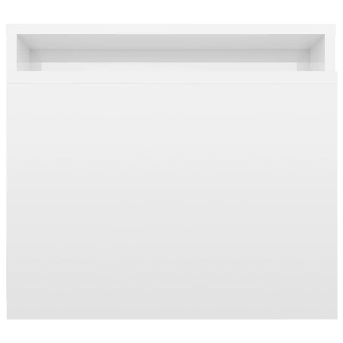 Set Tavolini da CaffÃ¨ Bianco Lucido 100x48x40 cm in Truciolato cod mxl 14154