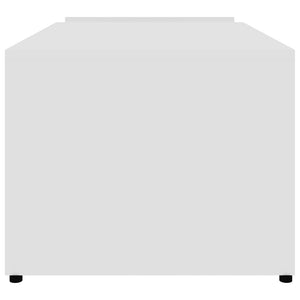 Tavolino da Salotto Bianco 90x45x35 cm in Legno Multistrato 802921