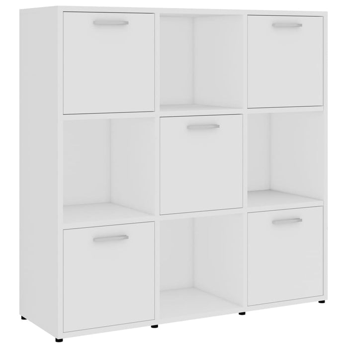 Libreria Bianca 90x30x90 cm in Legno Multistrato 802930