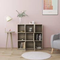 Libreria Rovere Sonoma 90x30x90 cm in Legno Multistrato 802933