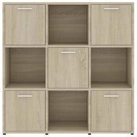 Libreria Rovere Sonoma 90x30x90 cm in Legno Multistrato 802933