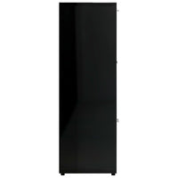Libreria Nero Lucido 90x30x90 cm in Truciolato cod mxl 24809