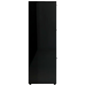 Libreria Nero Lucido 90x30x90 cm in Truciolato cod mxl 24809