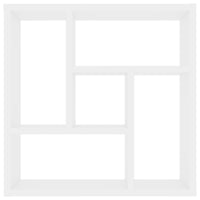 Scaffale a Parete Bianco 45,1x16x45,1 cm in Legno Multistrato 802948