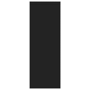 Scaffale a Parete Nero 45,1x16x45,1 cm in Truciolato cod mxl 33507