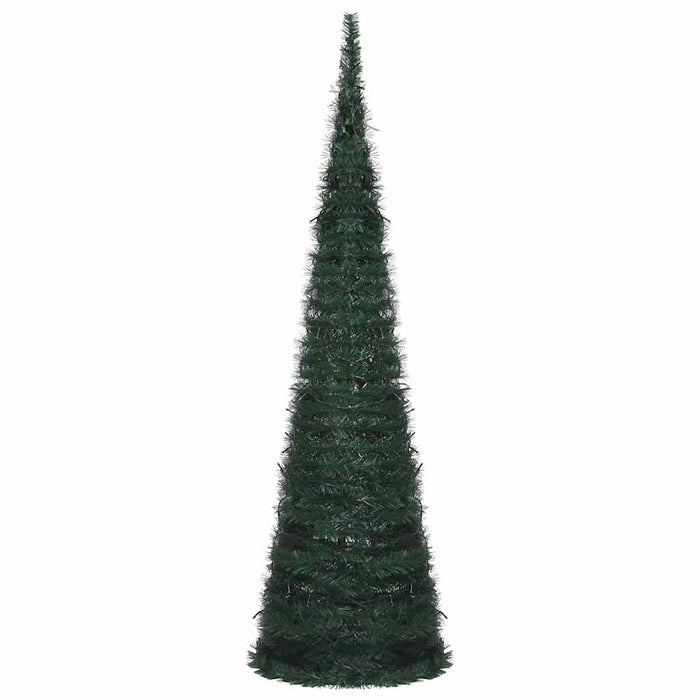 Albero di Natale Artificiale Apribile Preilluminato Verde 150cm 321523