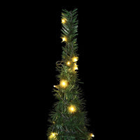 Albero di Natale Artificiale Apribile Preilluminato Verde 150cm 321523
