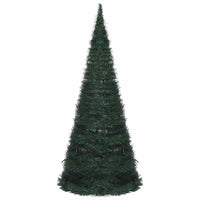 Albero di Natale Artificiale Apribile Preilluminato Verde 210cm 321525