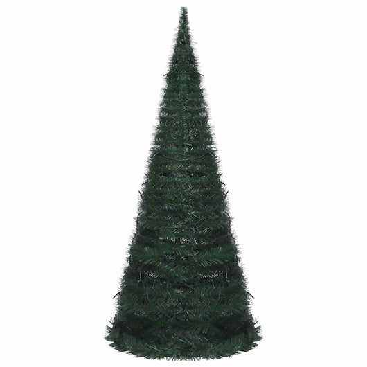 Albero di Natale Artificiale Apribile Preilluminato Verde 210cm 321525