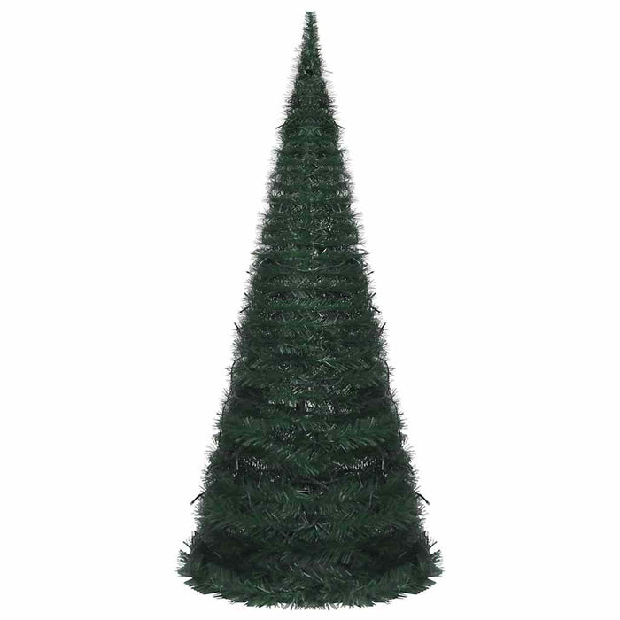 Albero di Natale Artificiale Apribile Preilluminato Verde 210cm 321525