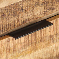 Credenza 59x33x75 cm in Legno Massello di Mango Grezzo 320215