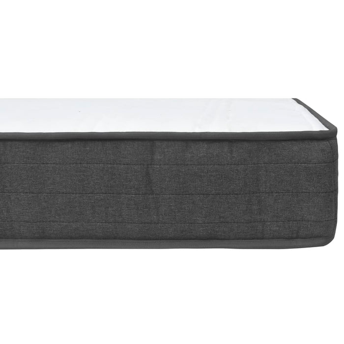 Letto a Molle Grigio Scuro in Tessuto 200x200 cm 3054793
