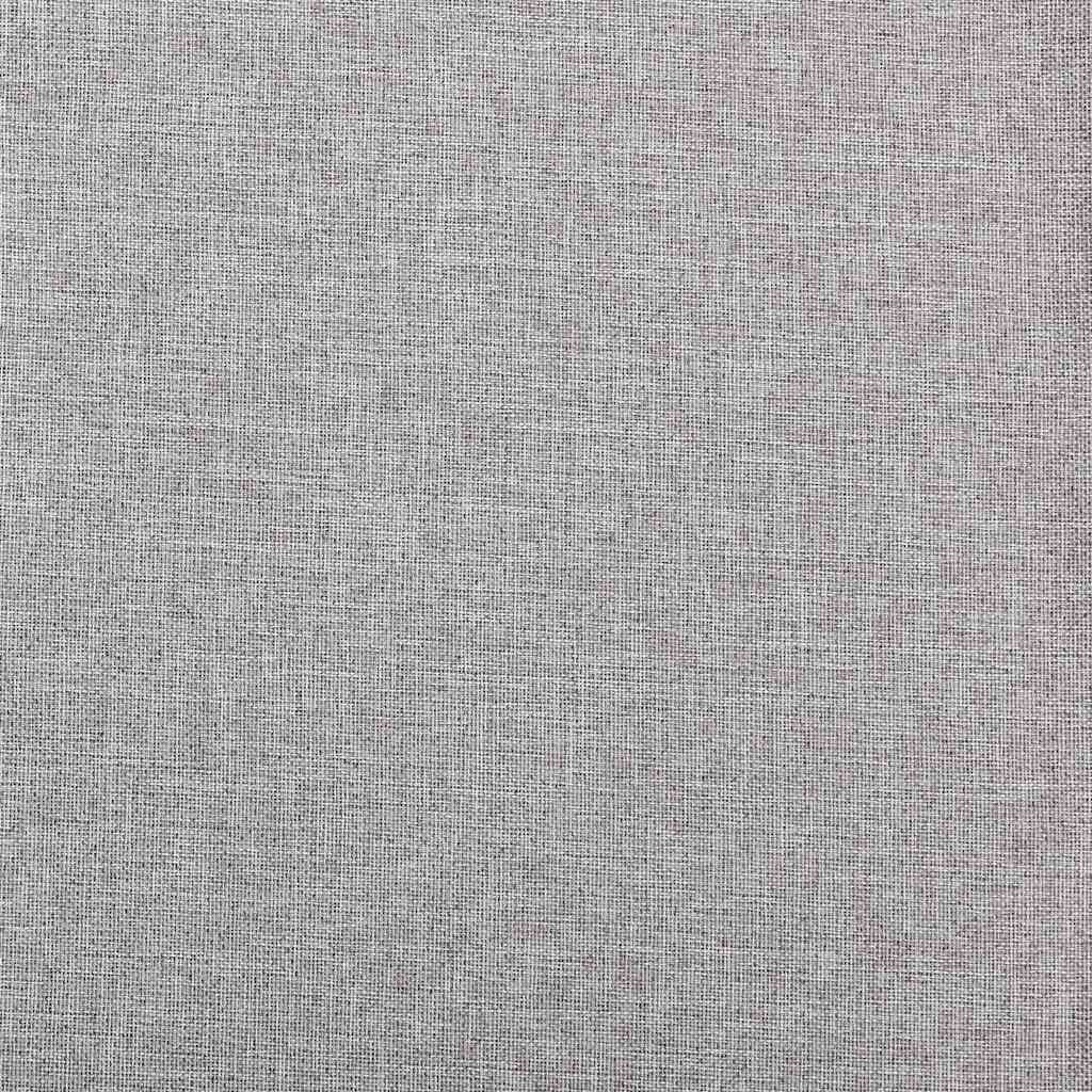 Tende Oscuranti Effetto Lino con Occhielli 2pz 140x245cm Grigio 321170