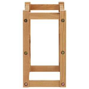 Cantinetta per 12 Bottiglie 47x21x36 cm in Legno Massello di Rovere cod mxl 48637