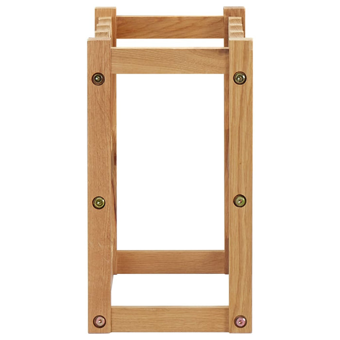 Cantinetta per 12 Bottiglie 47x21x36 cm in Legno Massello di Rovere cod mxl 48637