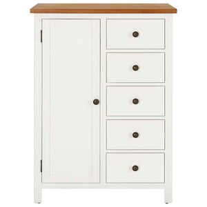 Guardaroba 76x52x105 cm in Legno Massello di Rovere 289209