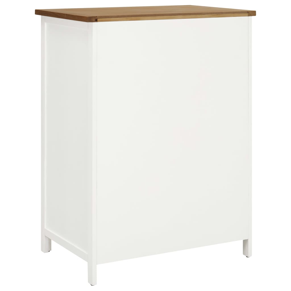 Guardaroba 76x52x105 cm in Legno Massello di Rovere 289209