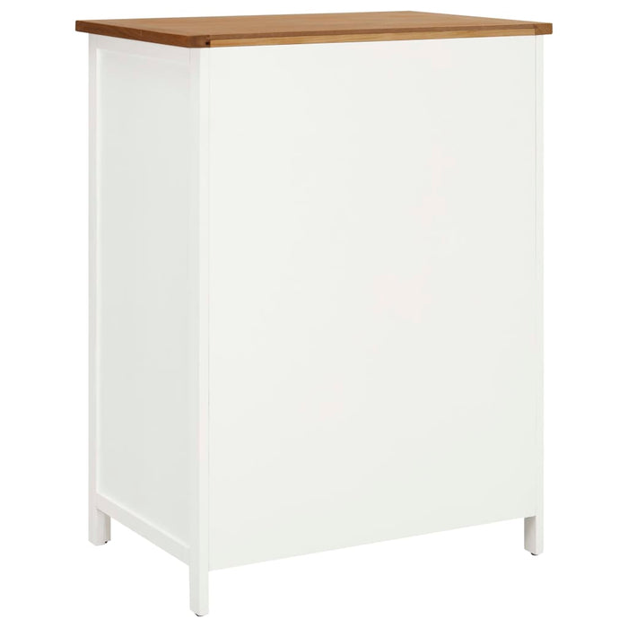 Guardaroba 76x52x105 cm in Legno Massello di Rovere 289209