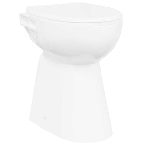 WC Sospeso con Design Senza Bordi 7 cm Altezza elevata Ceramica