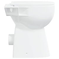 WC Senza Brida 7 cm Altezza Extra Chiusura Rallentata Ceramica Bianca 145779