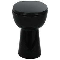 Wc alto senza brida con chiusura ammortizzata vaso copriwater bagno interno casa 7 cm ceramica nero 02_0003565