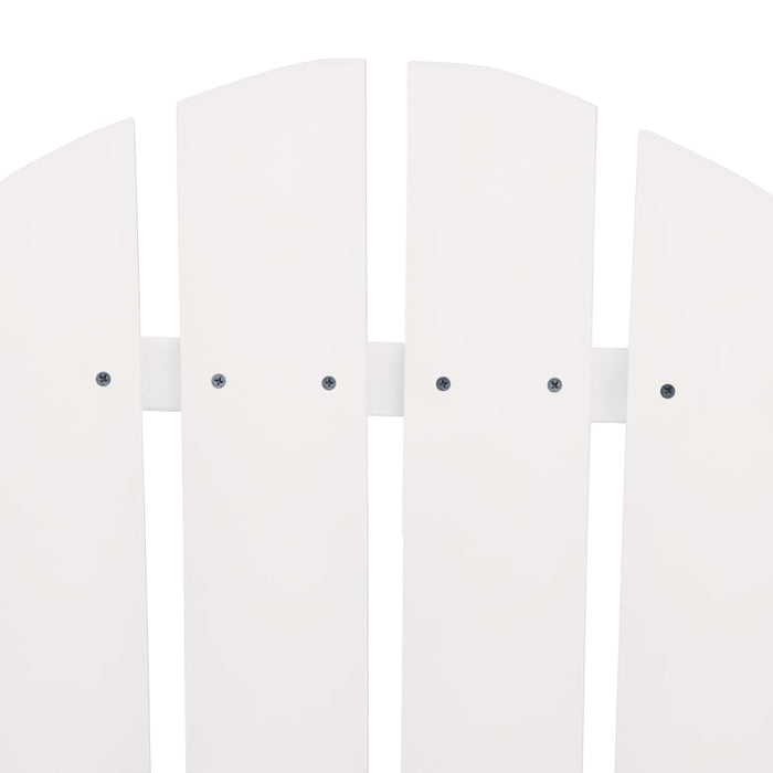 Sedie da Giardino Adirondack con Tavolino Legno Abete Bianco cod mxl 23026