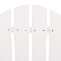 Sedie da Giardino Adirondack con Tavolino in Legno Abete Bianco 310067