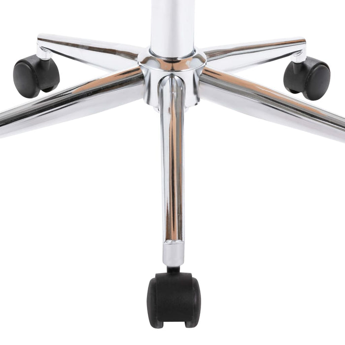 Sedia da Ufficio Girevole Nera in Legno Piegato e Similpelle 3054833