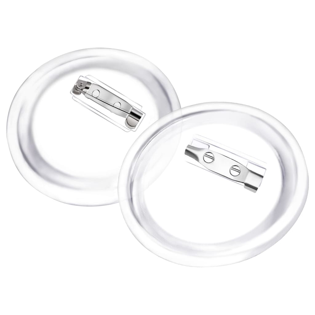Bottoni per Badge con Spilla 100 Set in Acrilico 58 mmcod mxl 79909