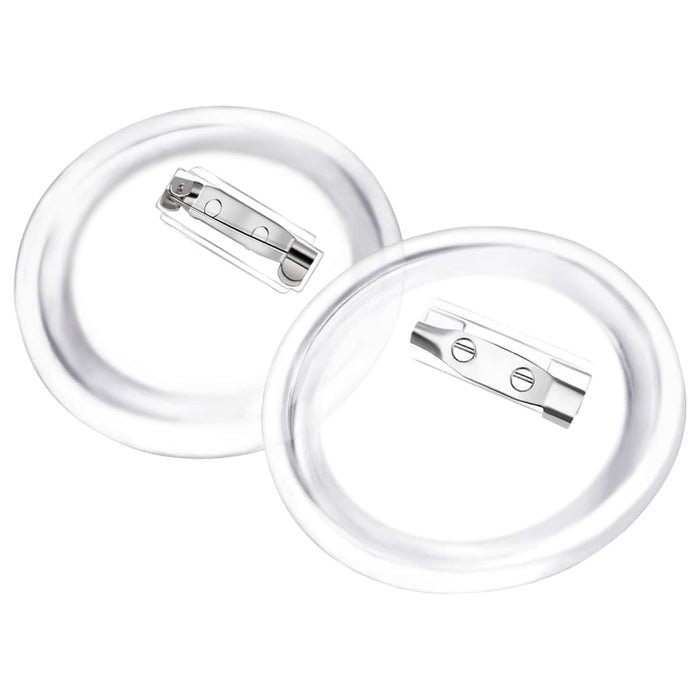 Bottoni per Badge con Spilla 100 Set in Acrilico 58 mmcod mxl 79909