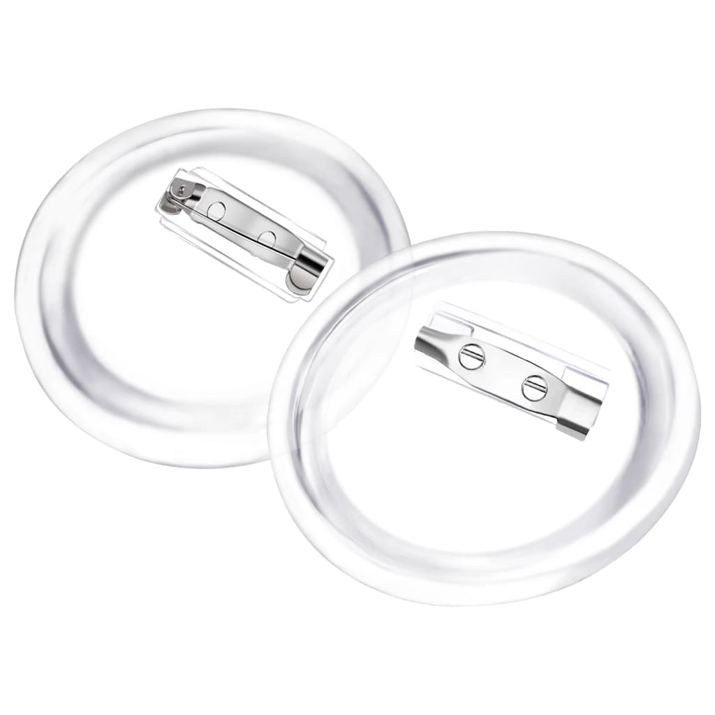 Bottoni per Badge con Spilla 100 Set in Acrilico 44 mm 30161