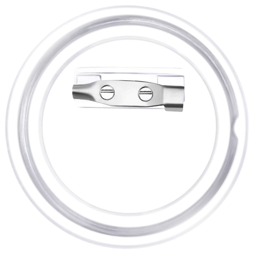 Bottoni per Badge con Spilla 100 Set in Acrilico 44 mm 30161