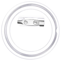 Bottoni per Badge con Spilla 100 Set in Acrilico 44 mm 30161