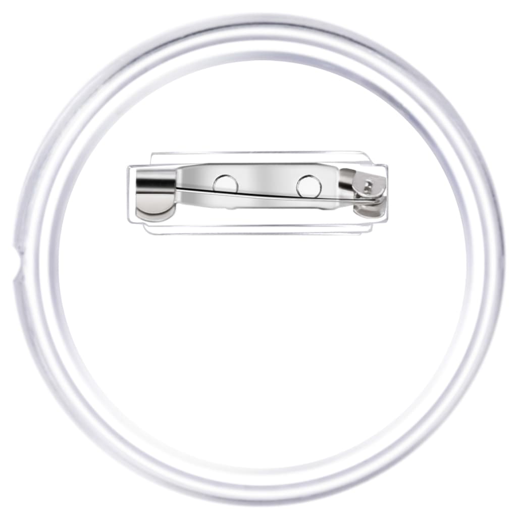 Bottoni per Badge con Spilla 100 Set in Acrilico 44 mm 30161