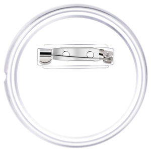 Bottoni per Badge con Spilla 100 Set in Acrilico 44 mm 30161