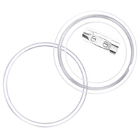 Bottoni per Badge con Spilla 100 Set in Acrilico 44 mm 30161