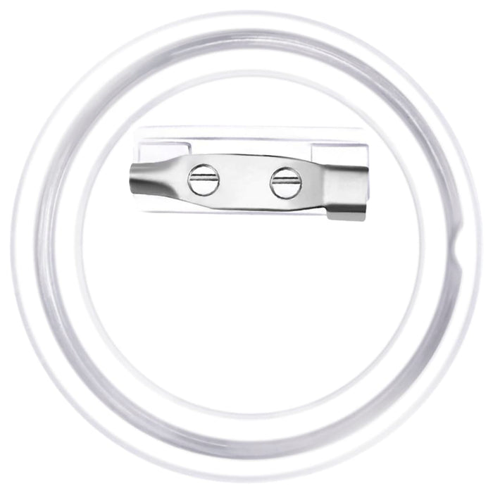 Bottoni per Badge con Spilla 100 Set in Acrilico 37 mm