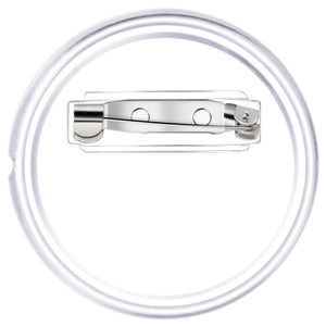 Bottoni per Badge con Spilla 100 Set in Acrilico 37 mm 30162