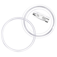 Bottoni per Badge con Spilla 100 Set in Acrilico 37 mm 30162