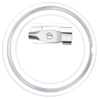 Bottoni per Badge con Spilla 100 Set in Acrilico 25 mm