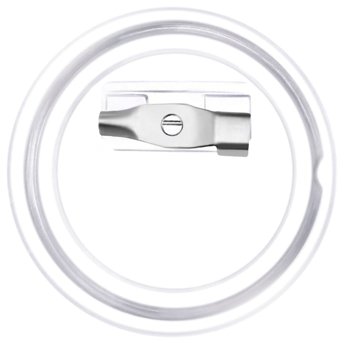 Bottoni per Badge con Spilla 100 Set in Acrilico 25 mm