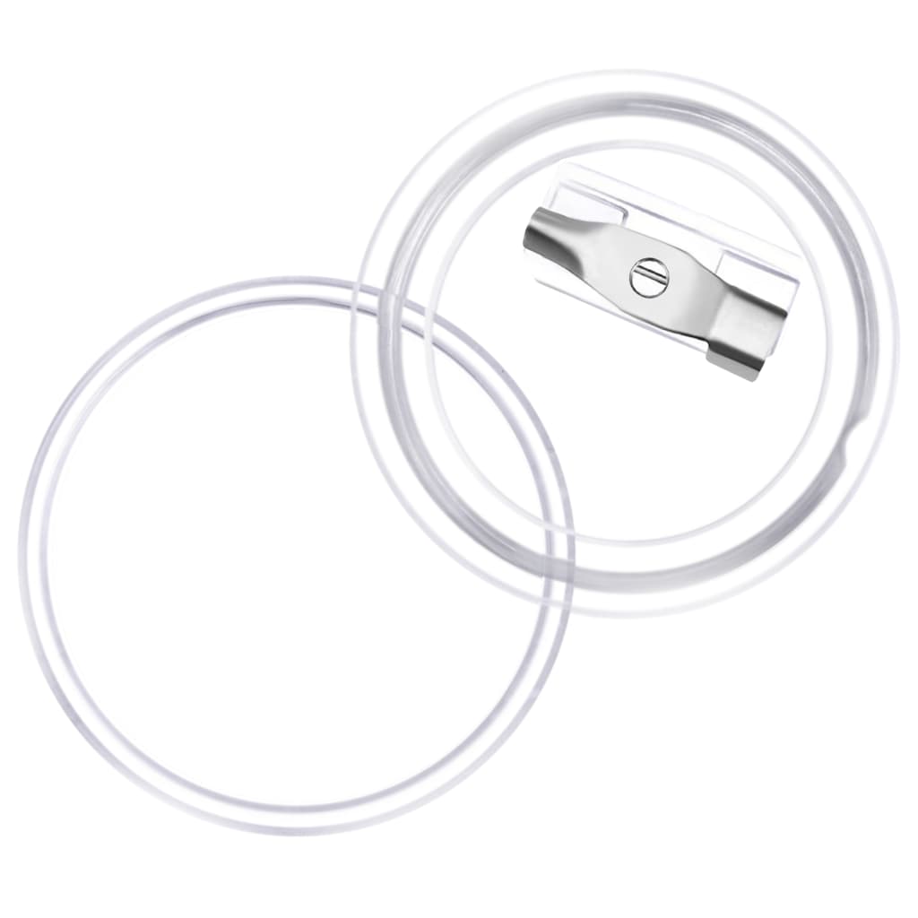 Bottoni per Badge con Spilla 100 Set in Acrilico 25 mm