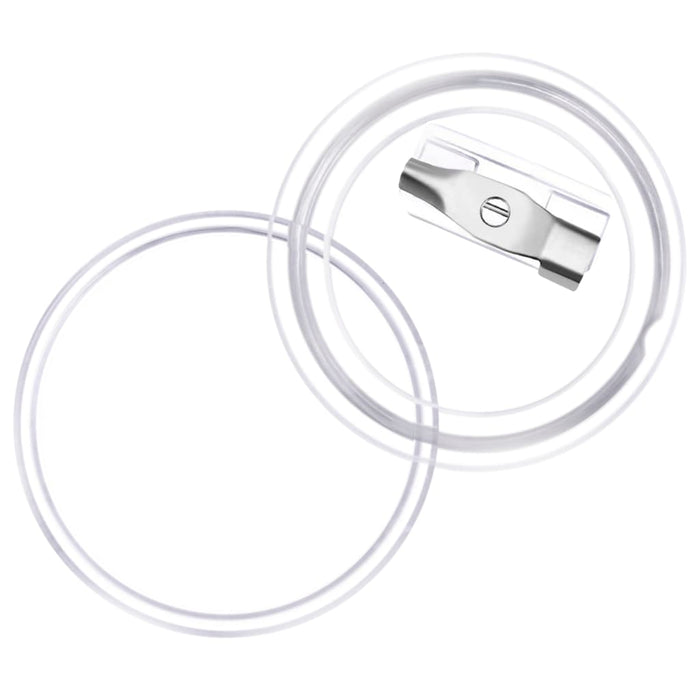 Bottoni per Badge con Spilla 100 Set in Acrilico 25 mm