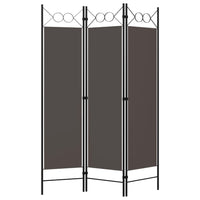 Paravento a 3 Pannelli Antracite 120x180 cm 320701